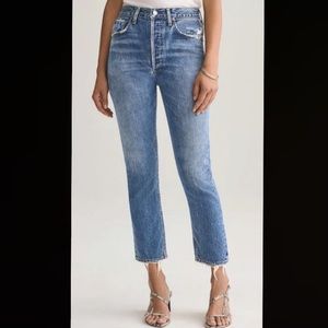Agolde Riley crop jeans size 27/26 NWT